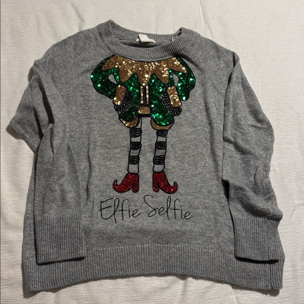 H&M elfie selfie Sweater